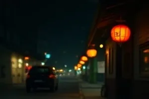 零点站台的时钟与拖行李箱的旅人