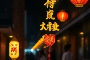 旧木桌上摊开的手稿与一杯凉茶